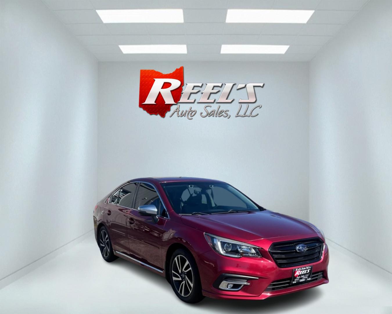 2018 Red /Black Subaru Legacy 2.5i Sport (4S3BNAS60J3) with an 2.5L H4 SOHC 16V engine, Automatic transmission, located at 11115 Chardon Rd. , Chardon, OH, 44024, (440) 214-9705, 41.580246, -81.241943 - Photo#2